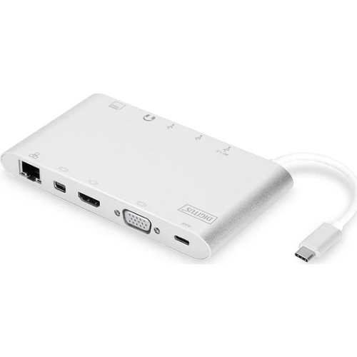 Digitus DA-70861 USB C Tip Docking İstasyonu